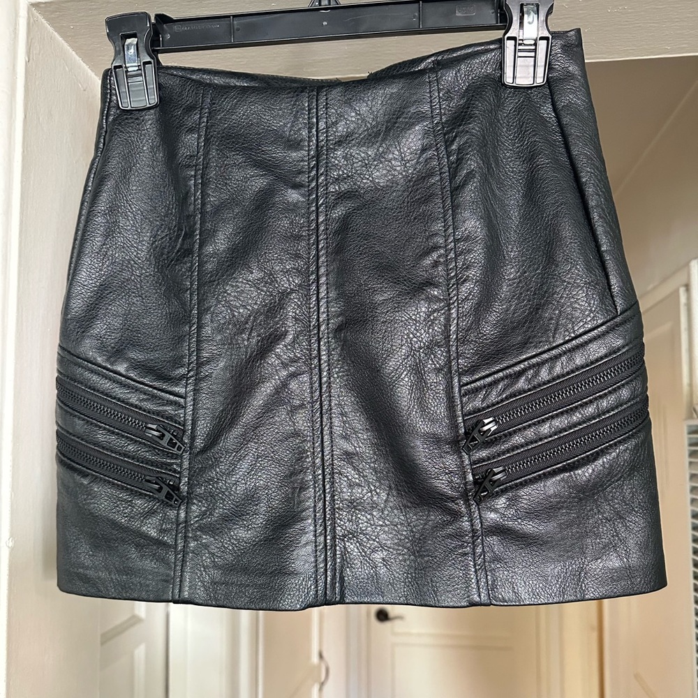 Blank NYC Faux Leather Skirt